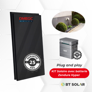 Kit solaire plug and play avec batterie Zendure Hyper